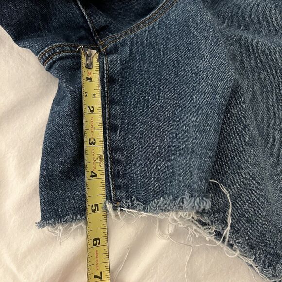 Plus Denim Boyfriend Shorts Women Stretch Size 22W Distressed Universal Threads - Picture 8 of 9